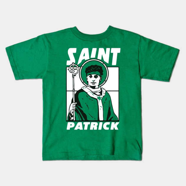 Saint Patrick Mahomes Kids T-Shirt by jasminerandon69